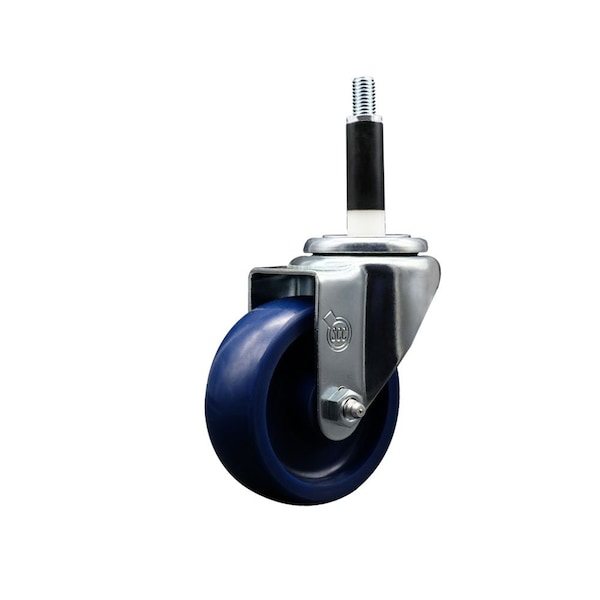 3.5'' Solid Poly Wheel Swivel 7/8'' Expanding Stem Caster